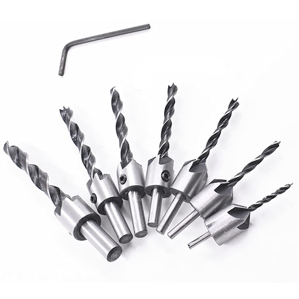 Ultimate Workshop Companion, Adjustable Countersink Drill Bits, Durable High Speed Steel For Sharp Cutting, Multipurpose Chamfer Design For Clean 9173940358829