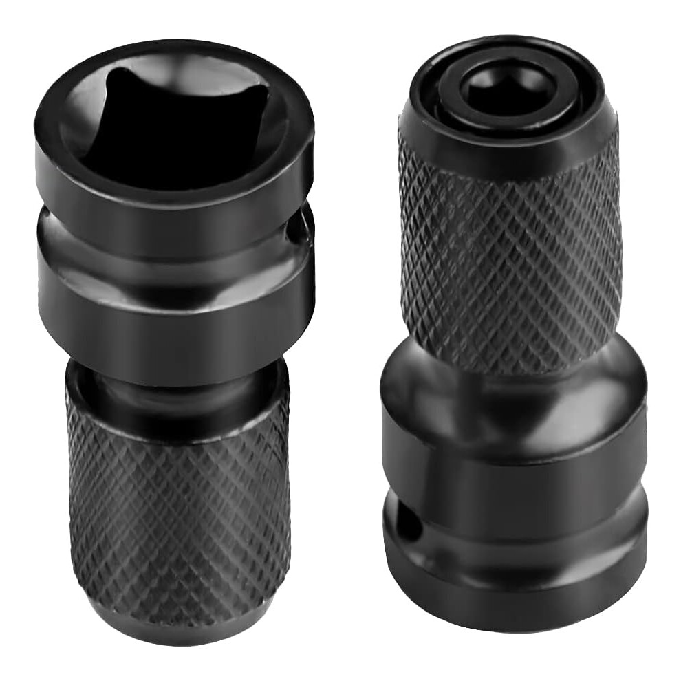 Electric Screwdriver Companion, Impact Wrench Adapter Quick Release Mechanism For Hex Female Socket Telescopic Socket Adapter (2Pcs) 9004841727158