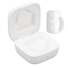 Bluetooth Remote Control Ring for Cell Phone, 10M Range, White