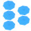 10Stk Blaue Silikon Mug Covers Wiederverwendbar 10