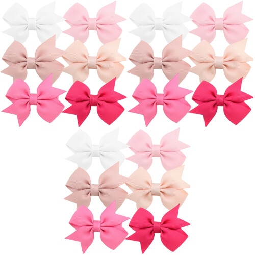 36Stk Haarschleifen Clip Kinder Haar Accessoires 2
