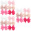36Stk Haarschleifen Clip Kinder Haar Accessoires 6