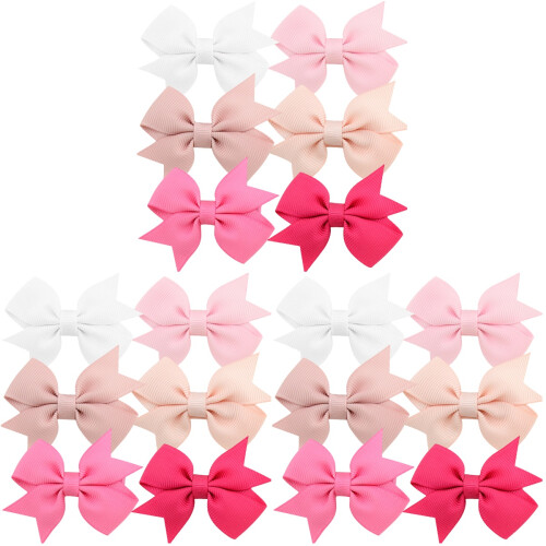 36Stk Haarschleifen Clip Kinder Haar Accessoires 1
