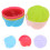 36Stk Silikon Kuchenform Rosenmuster Backform Für Muffins 9