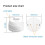 Smart Water Leak Detector | Wireless Flood Sensor with App Notifications, White 10