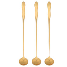 9Stk Goldene Rührlöffel Für , Suppe Und Küchengebrauch
