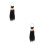 2Sets Echthaar Farbproben Schwarz Für Farbtest Und Styling Zuhause 4