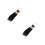 2Sets Echthaar Farbproben Schwarz Für Farbtest Und Styling Zuhause 9