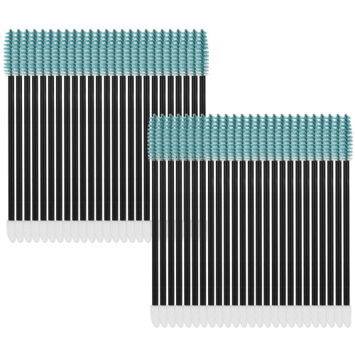 100Pièces Peignes Jetables Cils Sourcils Nylon Plastique