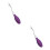 2Pièces Kit Tire- Violet Avec Confortable Pour Tricot 8