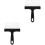 2Pièces Scrapers Barbecue En Acier Outils Robustes Pour Camping 3
