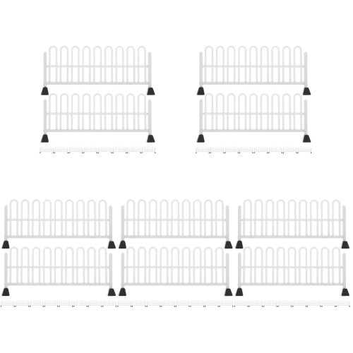 50Pièces Mini Barrières Blanches En Résine Pour Décor De Table 2