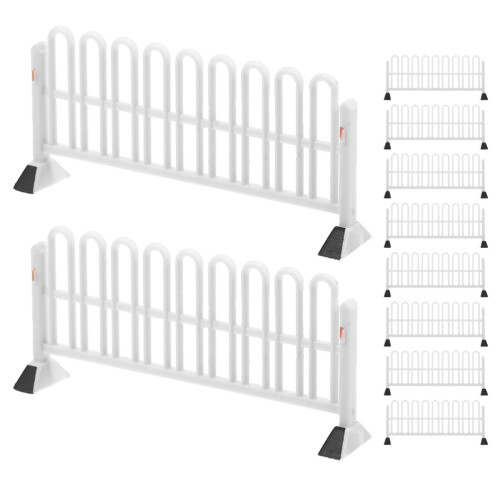 50Pièces Mini Barrières Blanches En Résine Pour Décor De Table 1