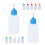 100Pièces Bouteille De Colle Portable Pe Acier Inoxydable 3