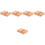 5Pièces Base Bois Beige Pour Cercle À Broder Robuste Lisse 4