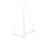 2Pcs White Lightweight Shoes Rack for Hanging Boots PP 1