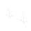 2Pcs White Lightweight Shoes Rack for Hanging Boots PP 4