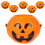 12Pcs Orange Plastic Pumpkin Buckets Halloween Candy Holders 2