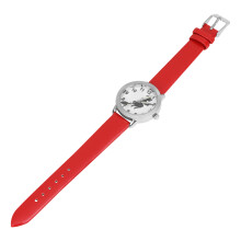 2Pcs Children Halloween Witch Pattern Watch Red Alloy Quartz Gift