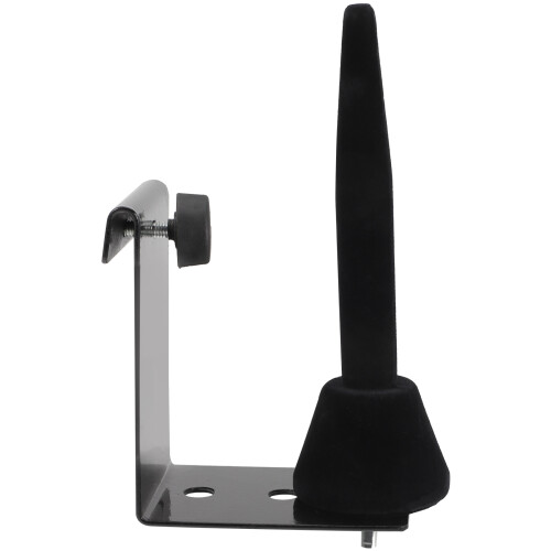 2Pcs Black Flute Wall Holder Durable Iron Saxophone Stand for Storage