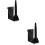 2Pcs Black Flute Wall Holder Durable Iron Saxophone Stand for Storage 4