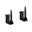 2Pcs Black Flute Wall Holder Durable Iron Saxophone Stand for Storage 6