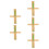 5Pcs Durable Wooden Sauna Timer Green Glass Hourglass Sand Timer 5