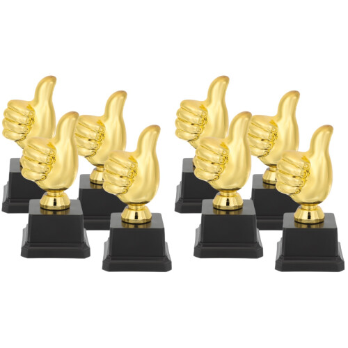 8Pcs Plastic Thumb Trophy for Kids Competition Award 1