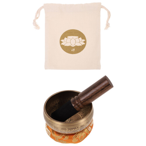 4Sets Copper Singing Bowls Meditation Sound Bowl Set for Decor 1