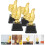 8Pcs Plastic Thumb Trophy for Kids Competition Award 7