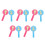 10Pcs Portable Multi Color Foam Response Paddles for Classroom Voting 7