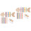 2Sets Wooden Fish Bone Color Sorting Toy Early Learning Sensory Play 6