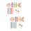 2Sets Wooden Fish Bone Color Sorting Toy Early Learning Sensory Play 9