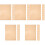 Beige PVC Color Film Sheets for Photography Light Diffusion 5