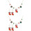 2Set Collana Tema Natale Multiuso in Acrilico 7