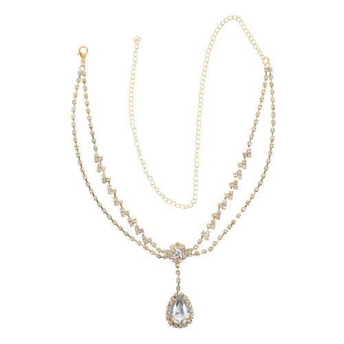 3Pz Coroncina Oro Decorativa Nuziale Per Donne
