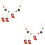 2Set Collana Tema Natale Multiuso in Acrilico 8