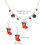 2Set Collana Tema Natale Multiuso in Acrilico 10