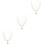 3Pz Coroncina Oro Decorativa Nuziale Per Donne 5