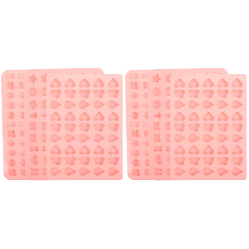 6Pz Stampo Silicone Cartoon Rosa Per E Dolci 1