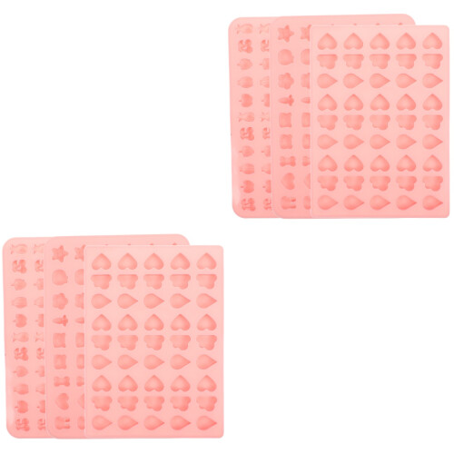 6Pz Stampo Silicone Cartoon Rosa Per E Dolci 2