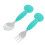 4Pz Set Toddler Verde Silicone E , Manico Antiscivolo 2