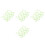 4Pz Rete Basket Nylon Verde Per E Allenamento 4