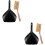 2Set Set Mini Scopa E Paletta in Legno Portatile Per Desktop 8