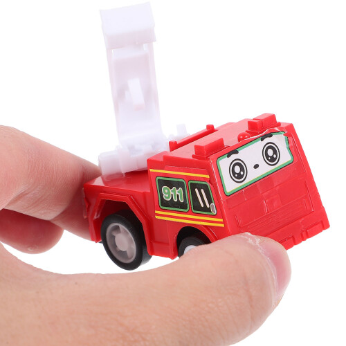 12Pz Mini Veicoli Inerziali Pull-Back Colorati Auto Bambini 2