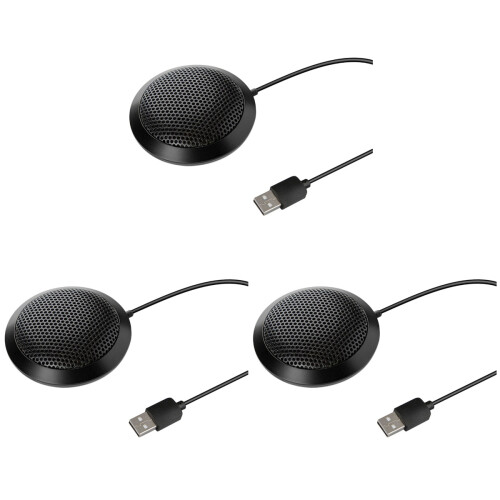 3Pz Microfono Capacitivo Desktop, Nero, Piccolo E Facile Usare 1