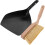 2Set Set Mini Scopa E Paletta in Legno Portatile Per Desktop 2