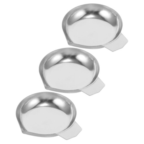 12Pz Vassoi Inox Argento Per Gioielli Alta Precisione 2