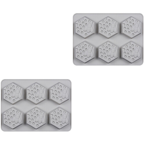 2Pz Silicone Ape Per Saponi Handmade E Dolci Colorati 2
