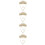 4Set Dorata Collana Per Sposa E 10